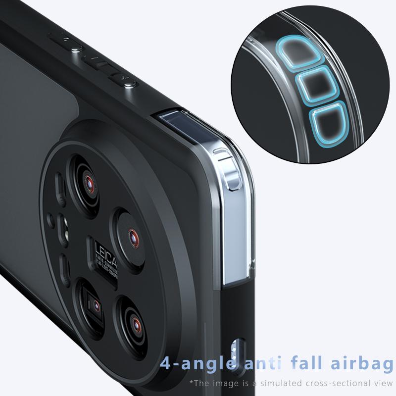 For Xiaomi 14 Ultra Case PC+TPU Airbag Shockproof Matte Phone Cover
