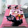 New 3D Anime Kawaii Girls Tokyo.Mew.Mew Bedding Set Printed With Pillowcase Bed Duvet Cover Soft Queen King Size Bedclothes Home