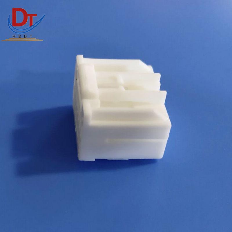 Automotive 16-Pin Wiring Harness Connector - White Plastic Plug