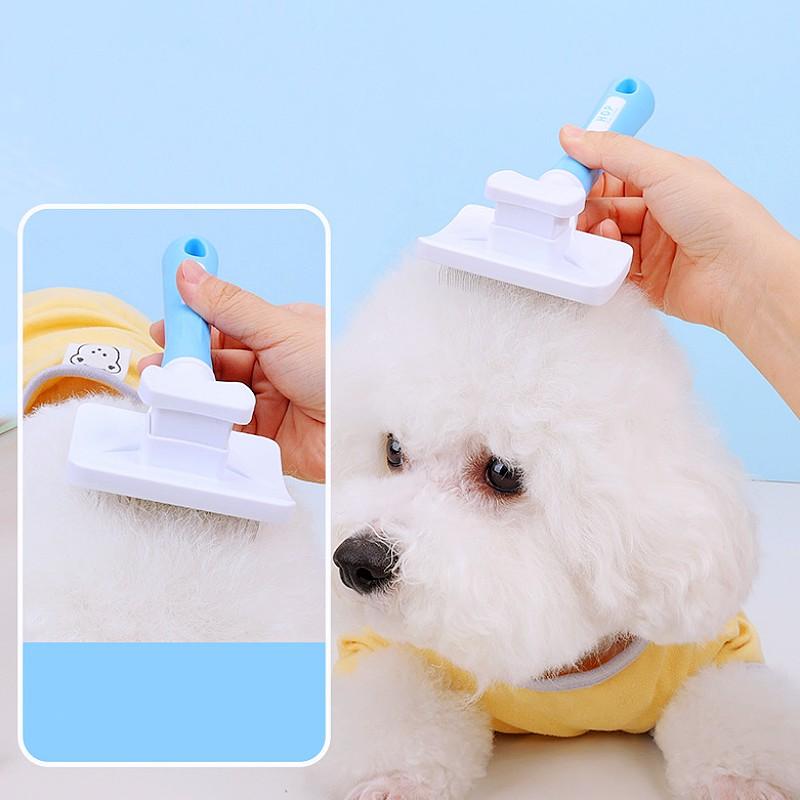 Dog Brush Massage Dogs Comb One Button Pet Hair Remover Self Cleaning Cat Brush Large Comb for Dog Grooming Brushes Pet Products