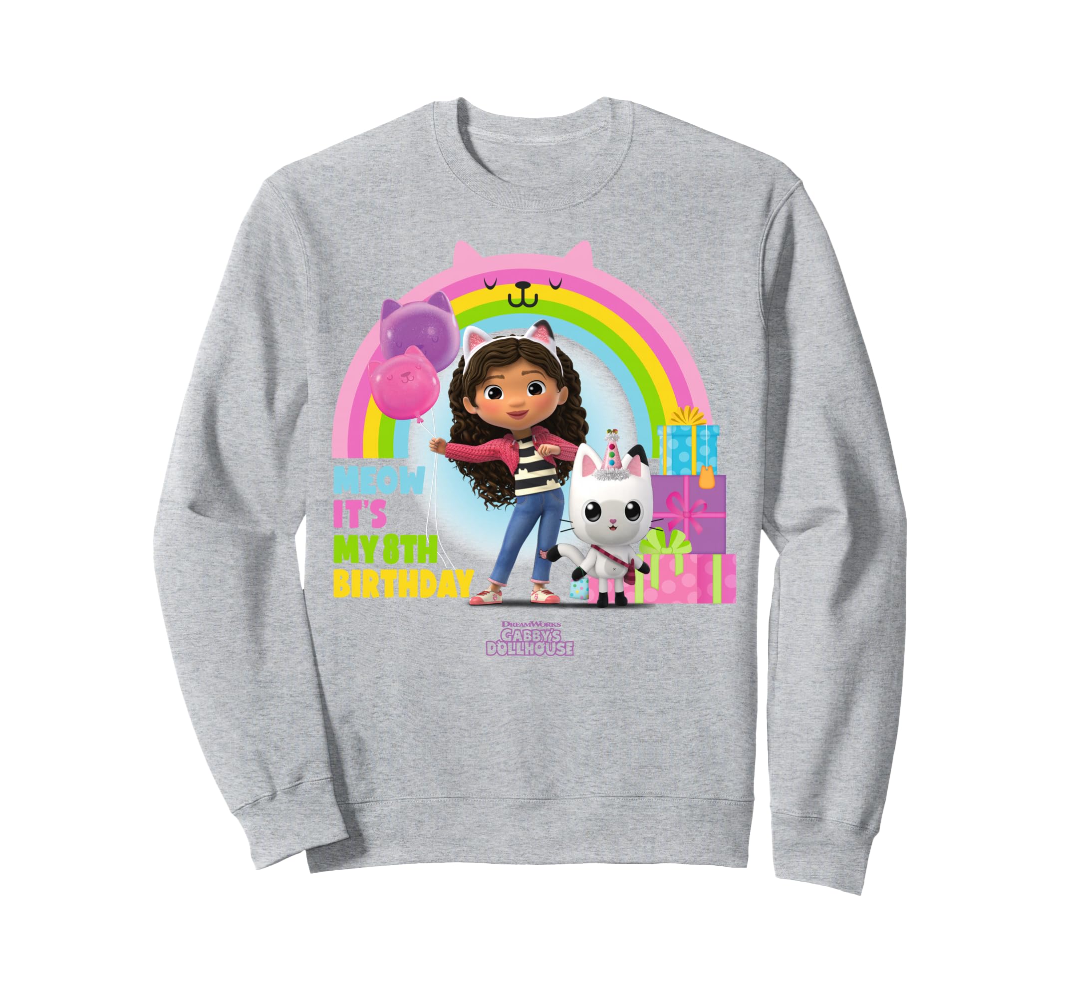Свитшот на 8-й день рождения «Домик-раскраска Габби» от DreamWorks