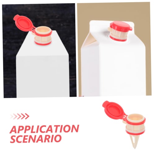 OKUMEYR Drink Diverter, Replacement Spout for Milk Bottles, Extension Spout for Beverage Boxes, Kitchen Supplies, Home Use, Box Juice Dispenser, Easy