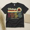 70. Geburtstag T-Shirt Geboren 1956 70 Jahre Alt Geschenke Vintage Limitierte Auflage