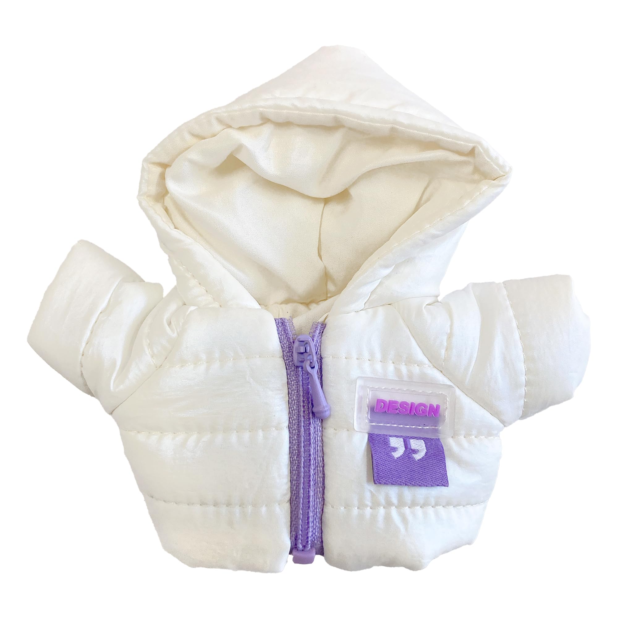 

Белая плюшевая куртка с подкладкой для плюшевой куклы кигуруми отаку, костюм для куклы 10-15 см, игрушки, аксессуары, мероприятия, талисман, K-Pop [Б/У] белый