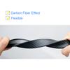 Universal Car Carbon Fiber Fender Flares Mud Flaps Arch Wheel Eyebrow Lips Strips Trim Splash Guards For Car Truck SUV Body