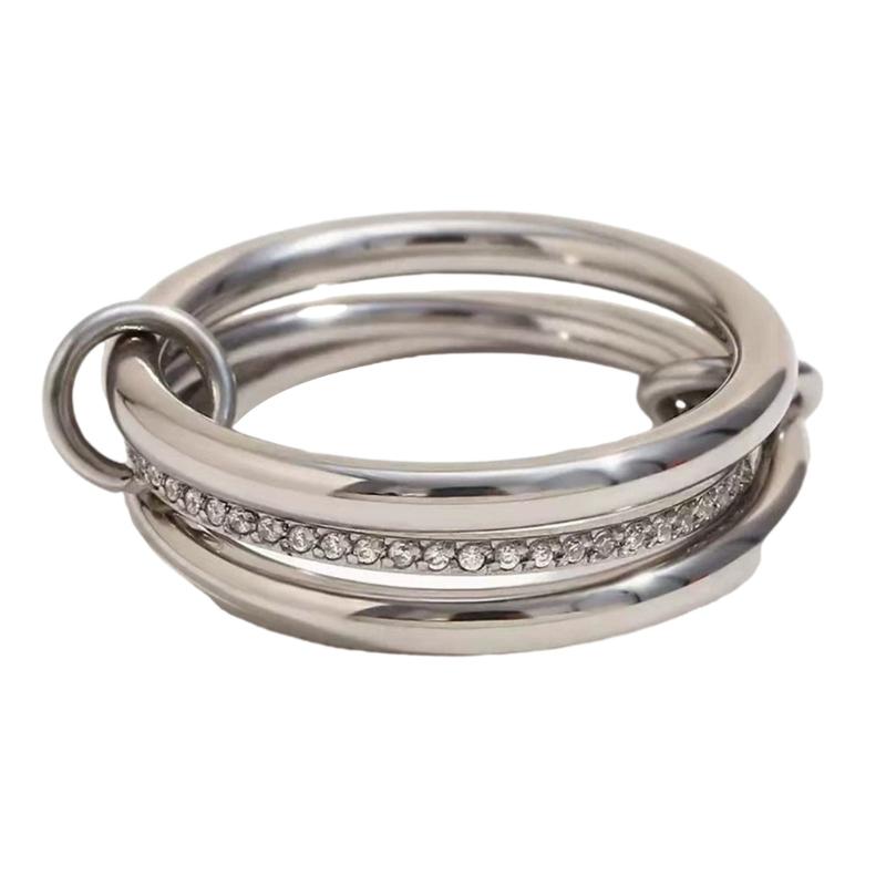 Modern Stackable Rings Set Trendy Everyday Jewelry Accessory for Women In Gold Silver Color Titaniums Steel Designs