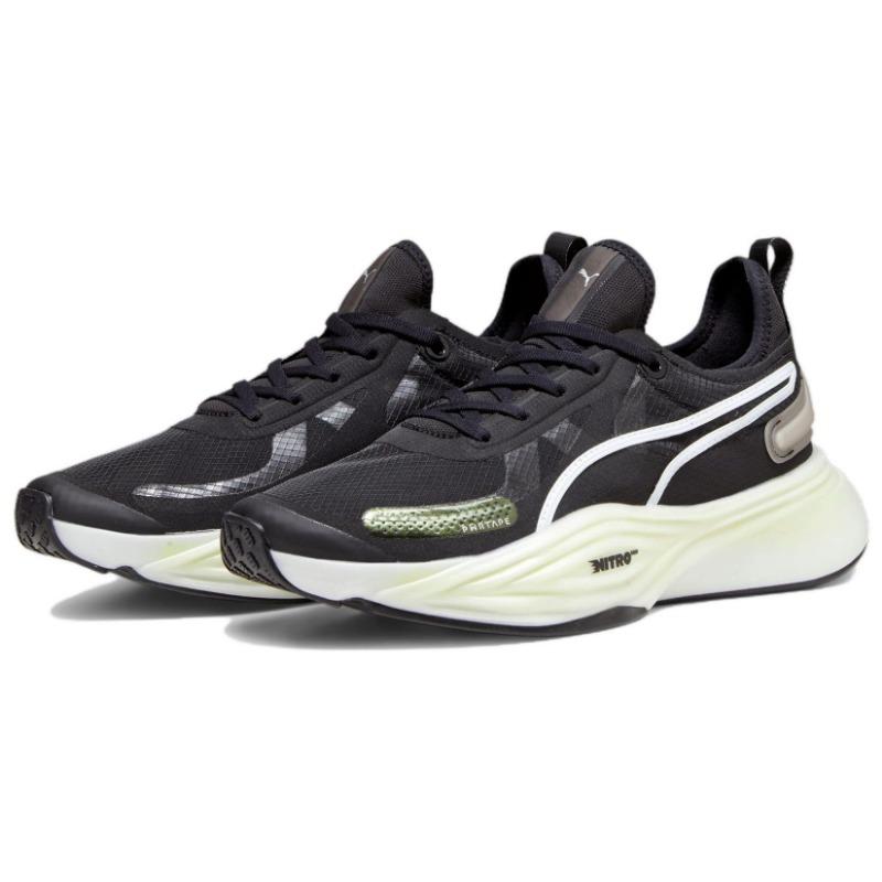 Puma Pwr Nitro Men Low-top Versatile Training Shoes Black White 378687-01