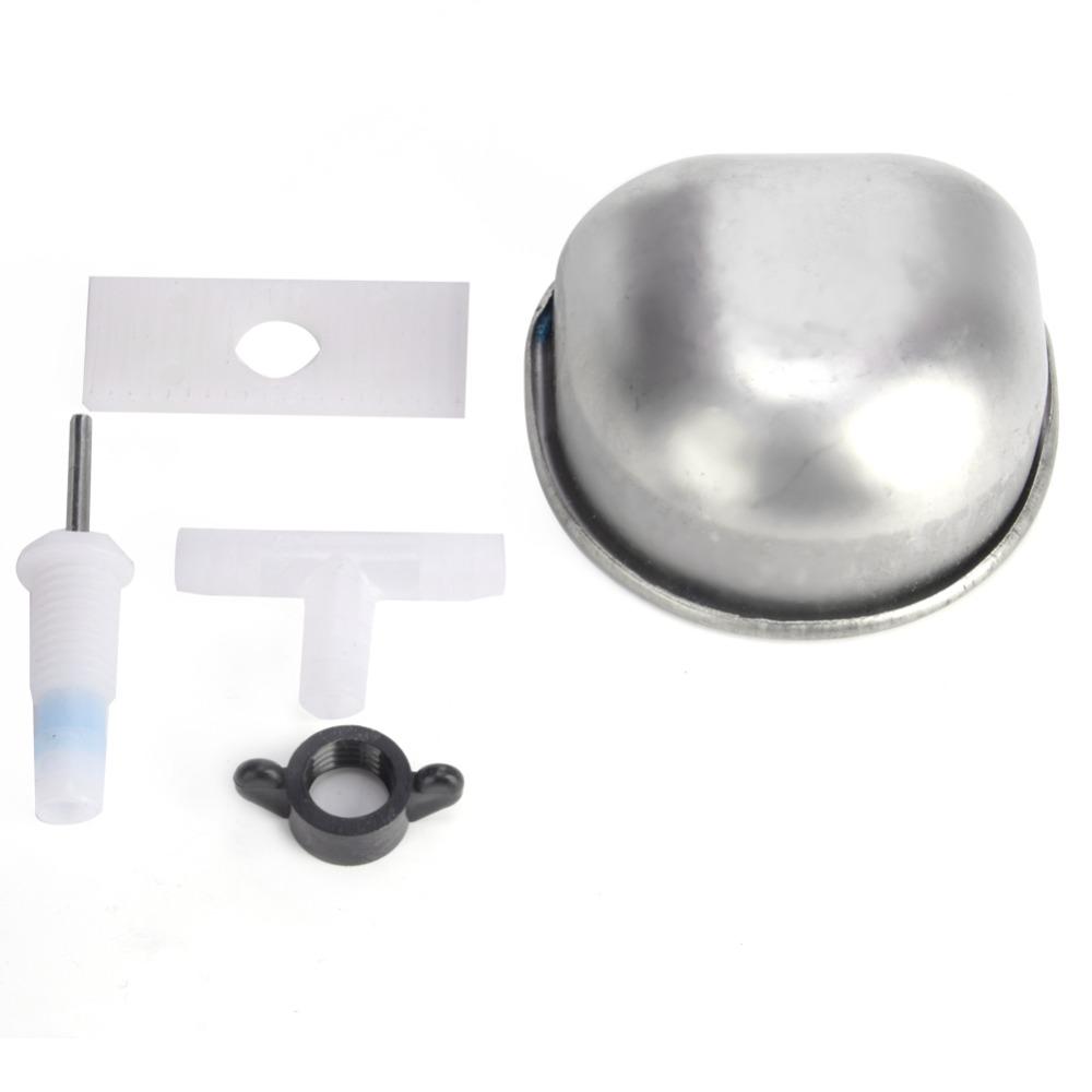 Plastic Pet Drinking Bowl Silver Pet Waterer Accessories Pet Water Bowl Small Animal Housing
