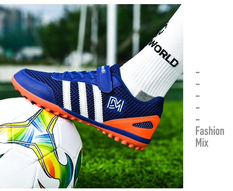 Football Shoes Children's Broken Nails Men's and Women's Sports Football Shoes Broken Nails Primary School Students Indoor Football Game Training Shoe