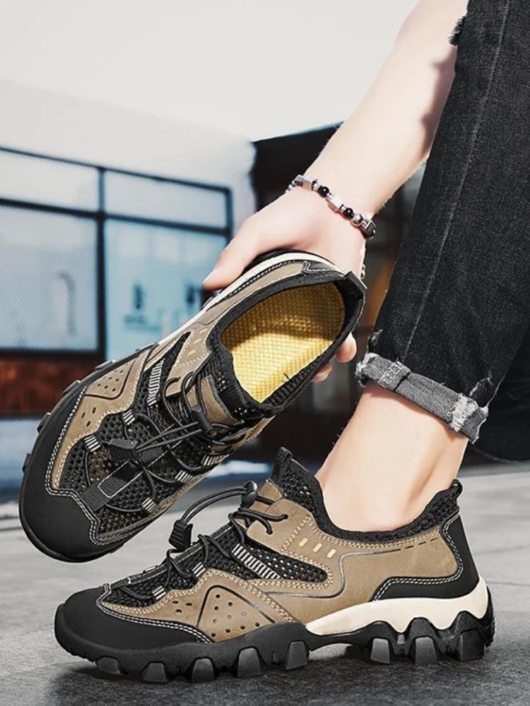 Fashion Outdoor Sports Shoes for Men Mesh Upper Jump Unisex Trend Running Comfortable Korean Man Casual Sneaker Lightweight Trends 2025