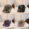 Cross Embroidered Baseball Cap With Adjustable Fit For Men And Women Fashion Spring Summer