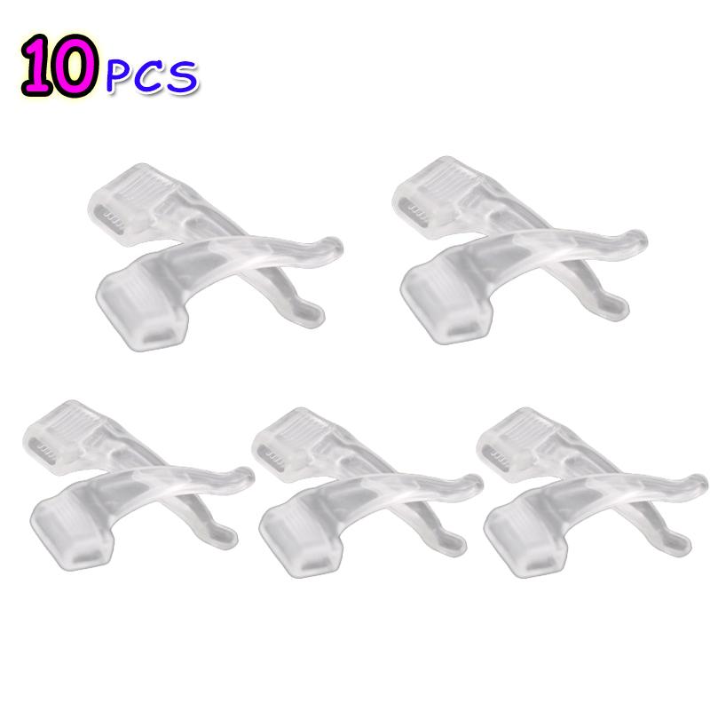 Wholesale Silicone Anti-slip Ear Hooks Glasses Leg Ear Sleeve Bracket Fastener Clear Grips Eyewear Holder Eyeglasses Accessories