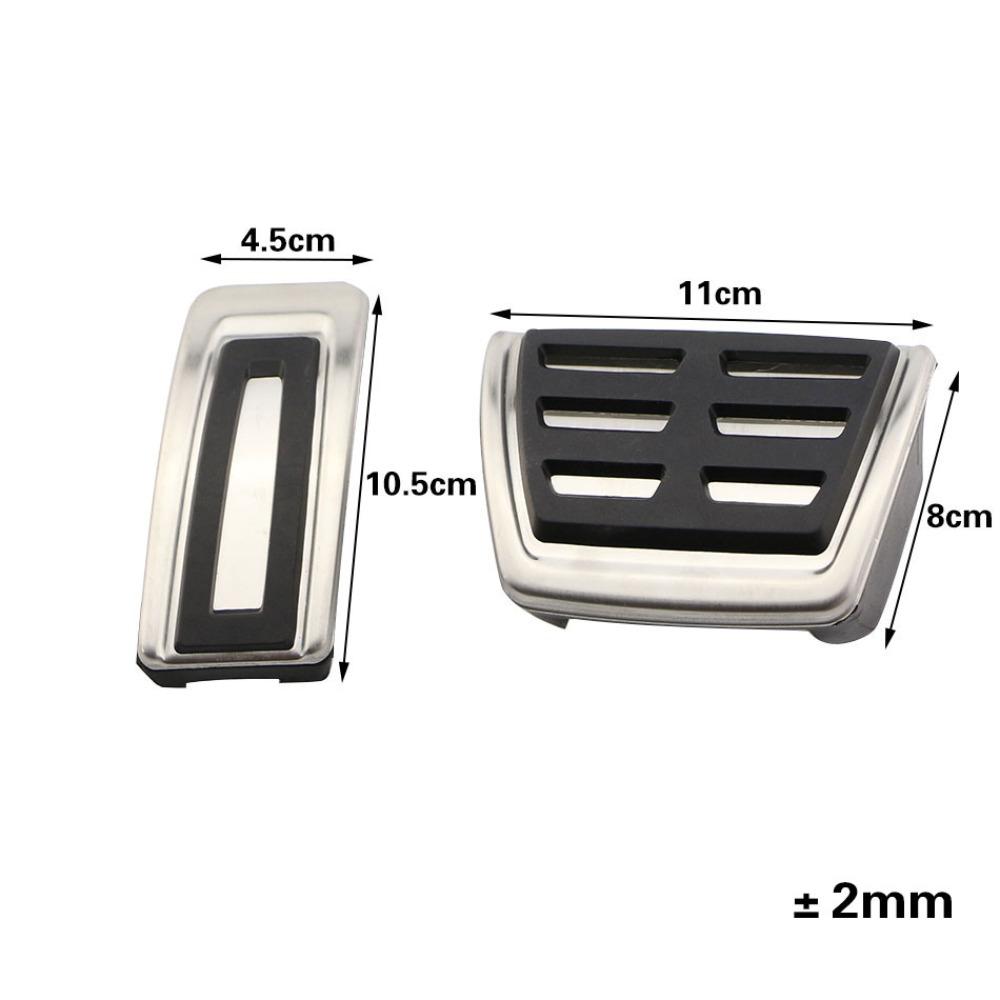 Stainless Steel Car Foot Fuel Pedal Brake Clutch Pedals Cover for Volkswagen VW Golf 7 GTI MK7 for Skoda Octavia A7 Accessories