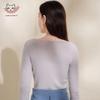 Sinoford Women's 100% Wool Slim Fit Sweater