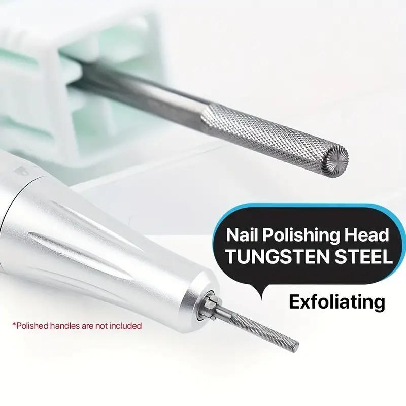 1 шт. Фреза для ногтей из вольфрамовой стали 3Xf Пилки для ногтей Электрическая машинка Инструменты для чистки кутикулы Для обработки ногтевого ложа Удаление омертвевшей кожи Подготовка ногтей