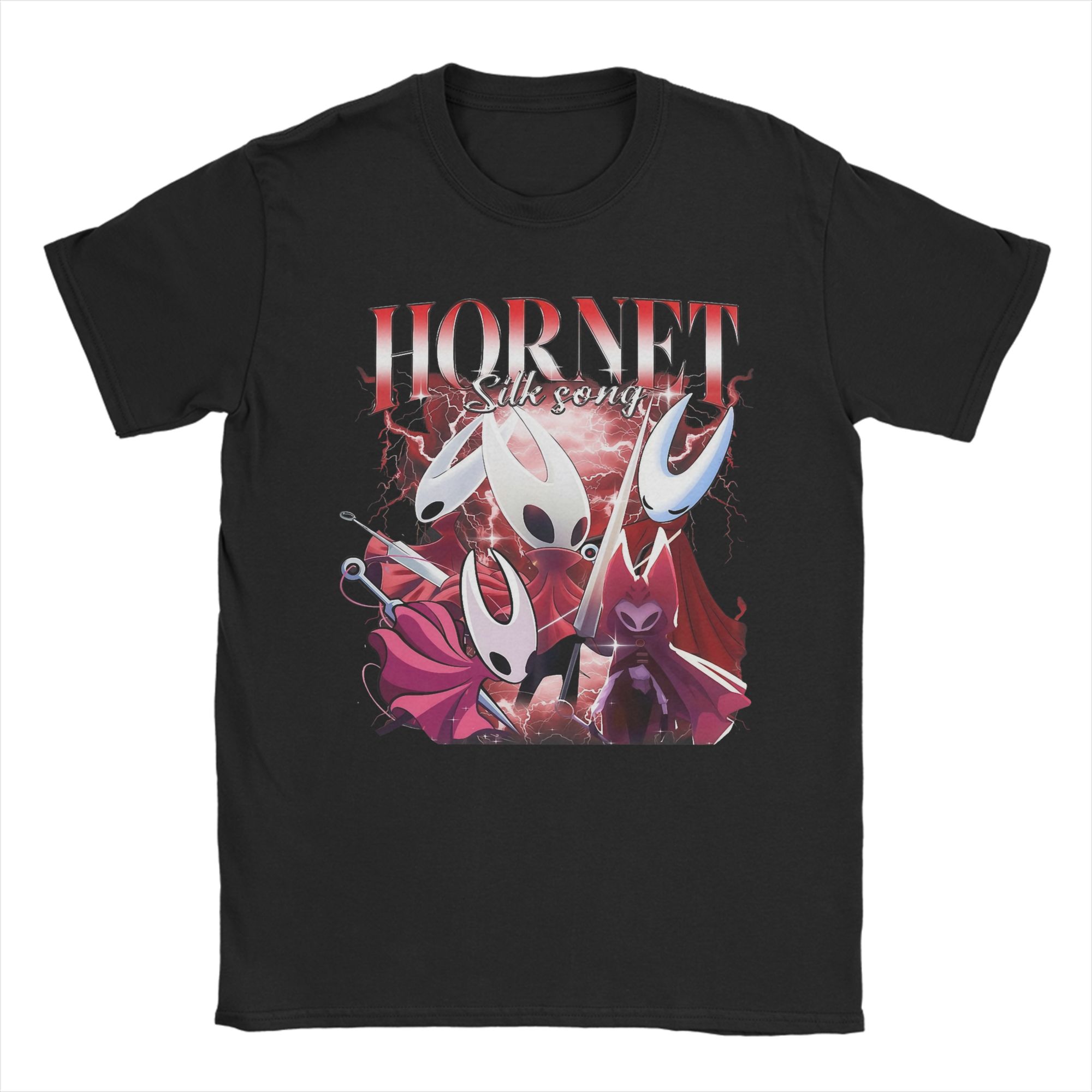 

Casual Hollow Knights Silksongs TShirt Unisex Crew Neck Cotton T Shirt Short Sleeve Tees Gift Idea Clothing XL