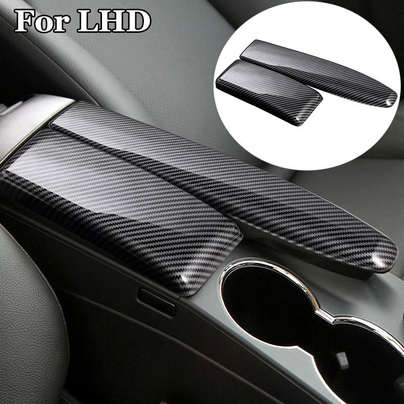 2Pcs LHD Car Center Console Armrest Box Trim Cover Fit for Mercedes Benz W204 X204 W212 X204 Only for Left Hand Drive Car