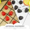 VORCOOL Food Sample Raspberry Simulation Fruit Blackberry Model Fake Real Look Fruit Food Model Photography Tools Pack of 40