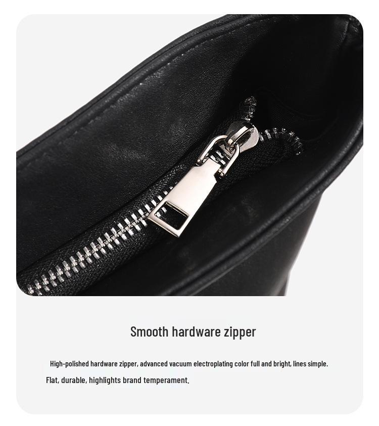 2025 Korean Style Soft Leather Tote Bag with Card Holder - Large Capacity, Versatile Single Shoulder for Women and Students
