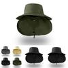 Summer Fisherman Hat With Large Brim For Outdoor Sun Protection And Neck Guard