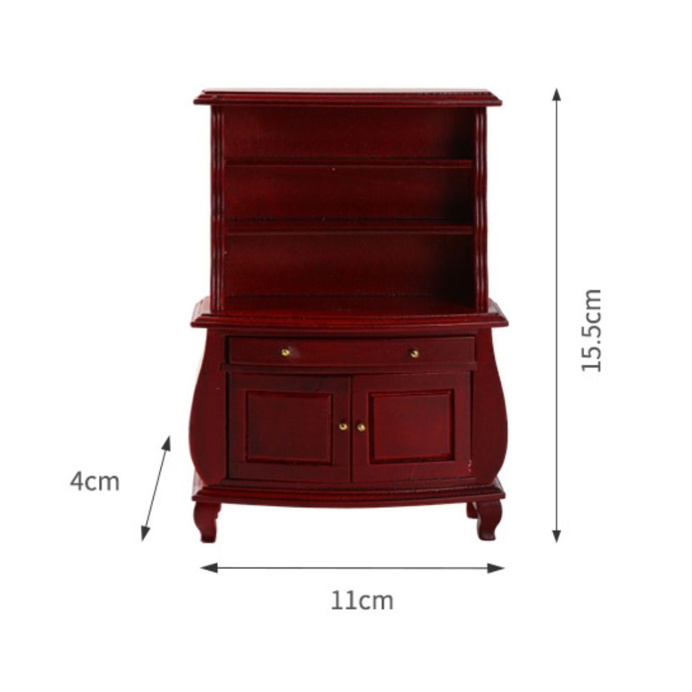 Artificial Fat Bookcase Furniture Decoration Miniature Dollhouse Furniture Model  Miniatures Scene