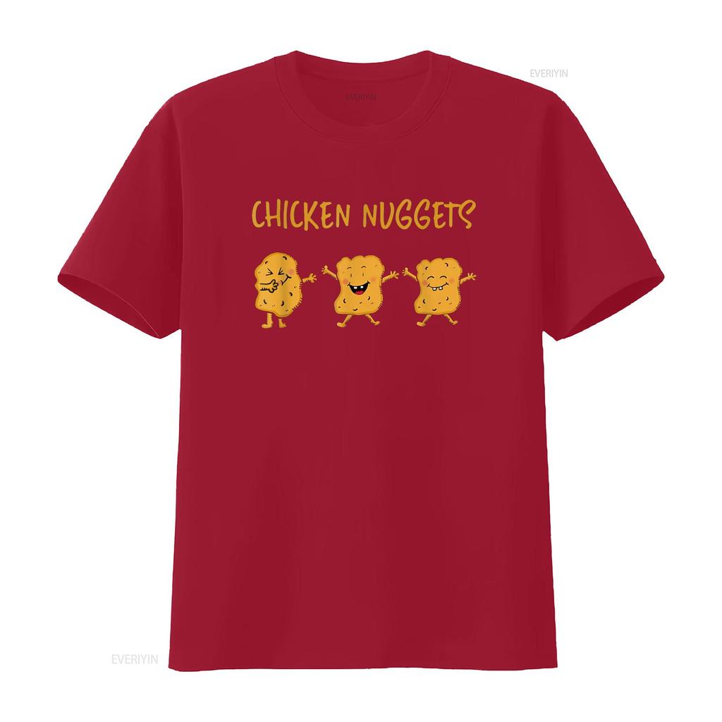 Beautiful dabbing chicken nugget nug life for lover T Shirt vintage Washed Slightly homme streetwear designer clothes fashion