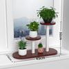 Elliptical Multi-tier Plant Stand & Storage Shelf