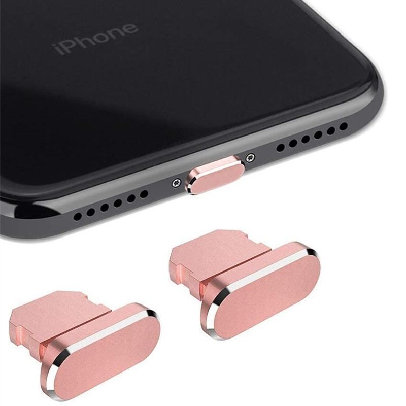 Metal Dust Plug Charging Port Dust Plug for iPhone 13 12 11 Pro MAX XS XR XSMA X 8 7 6 Plus SE 2020 12 Mini 5s Phone Accessories