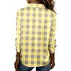 Women's Shirt Blouse Print Button Long Sleeve Casual Basic Shirt Collar Regular Top