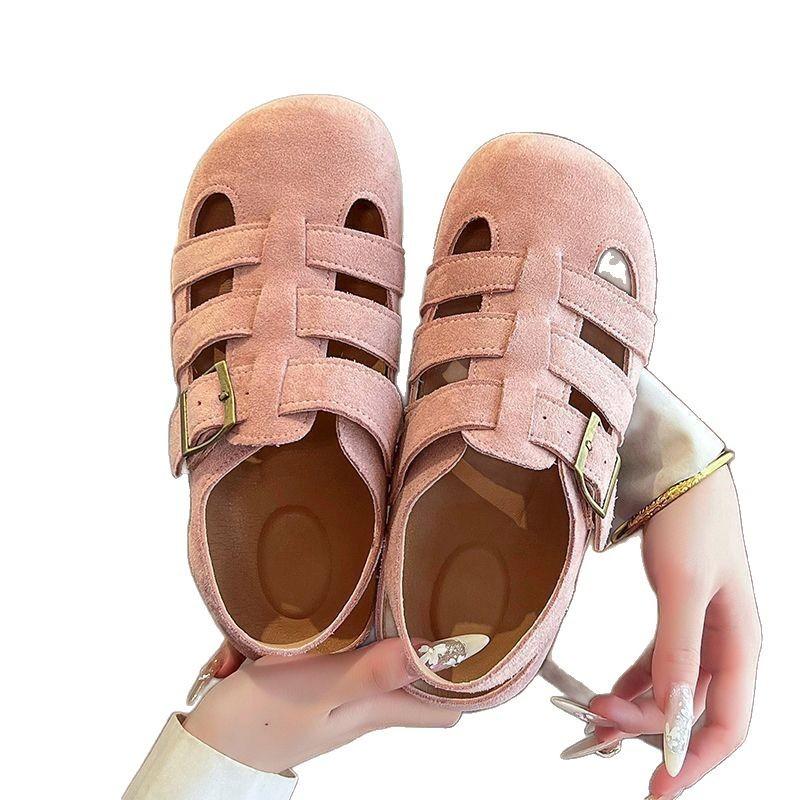 Fashion Versatile Hollow Roman Shoes with Skirt Sandals Fairy Fairy Breathable Non-slip Shoes Female 2025 Summer New