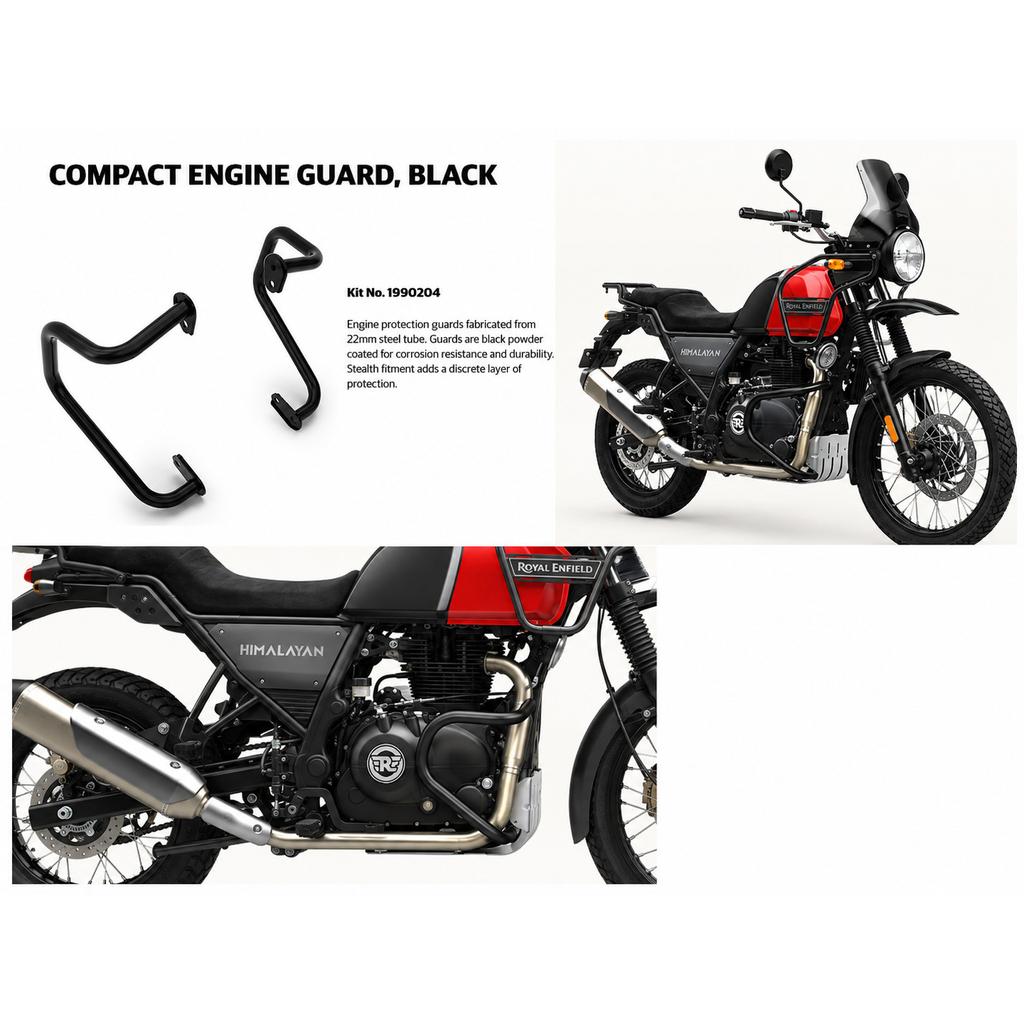 Royal Enfield Himalayan/Scram 411 "COMPACT ENGINE GUARD BLACK"