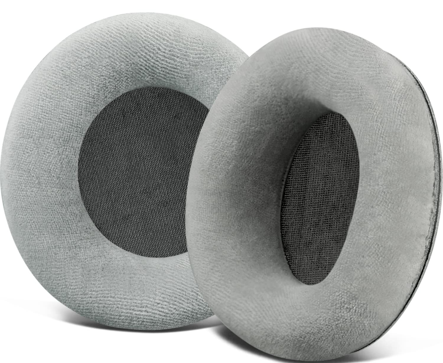 

SOULWIT Ear Pads Ear Cushions for AKG K701 K702 Q701 Q702 K601 K612 K712 Headphones Replacement Pads Soft Velor Headset Compatibility Pads Gray