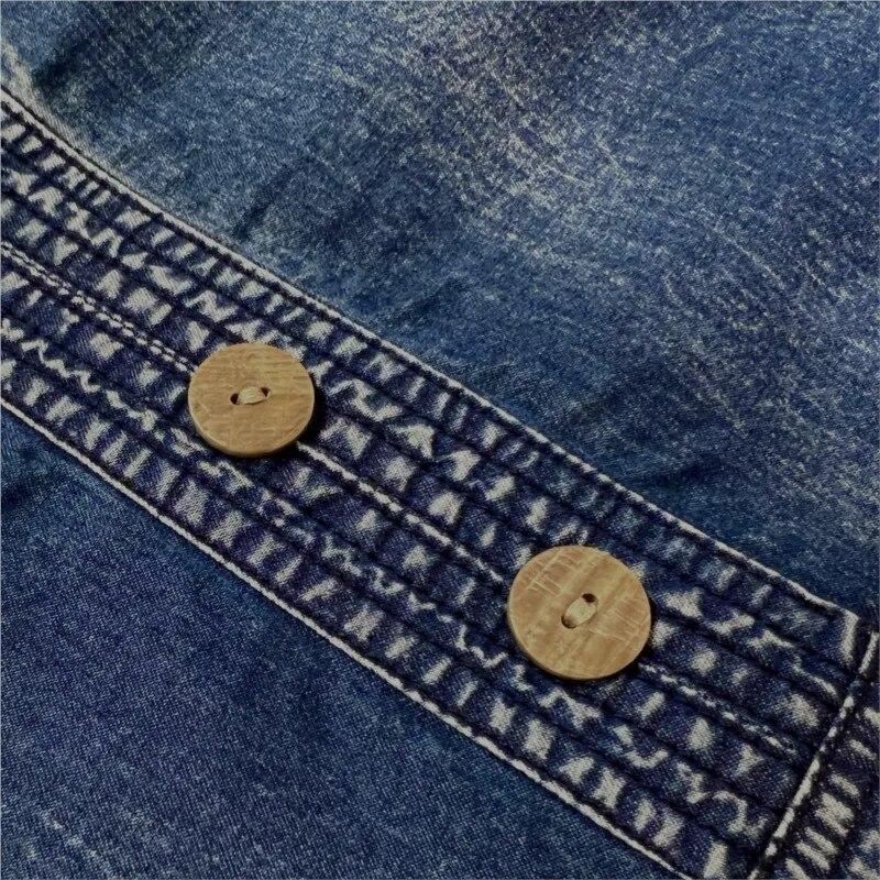 Johnature Retro Kapesní Zařízení Bavlna Ležérní Jednobarevné Áčkové Šaty Poloviční Rukáv Výstřih do V Volný Vintage Styl Výšivka Šaty
