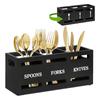 Tableware Storage Rack 3 Compartments Kitchen Restaurant Storage Spoon Fork Multipurpose Tools S5I8