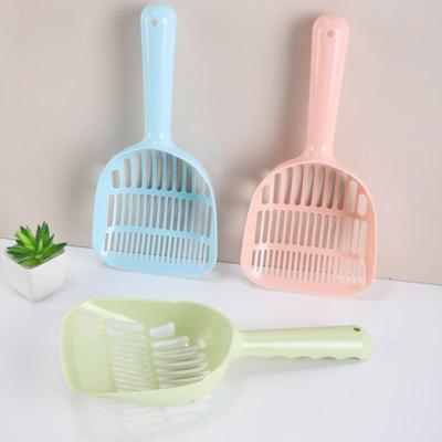 Thickened PP Cat Litter Scoop with Fine Holes - Large Size, Simple Design for Easy Cleaning