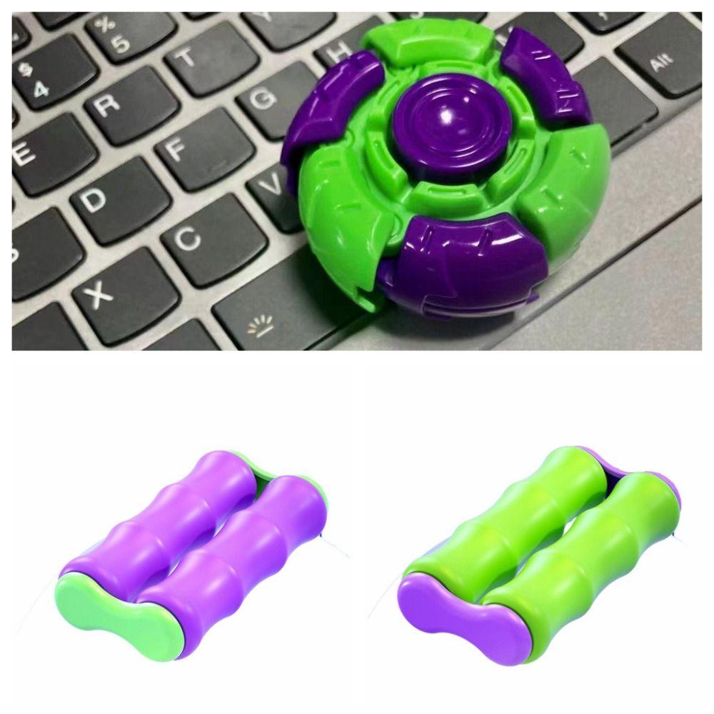 

Фиолетовый 3D гравитационное колесо, зеленая игрушка на кончиках пальцев, игрушки против тревоги, Спиннер для пальцев, артефакт тревоги