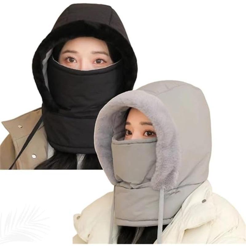 Ear Protection Winter Hat Men Women Thick Velvet Trapper Hat Windproof Thermal Fleece Lined Cold Weather Outdoor Headwear