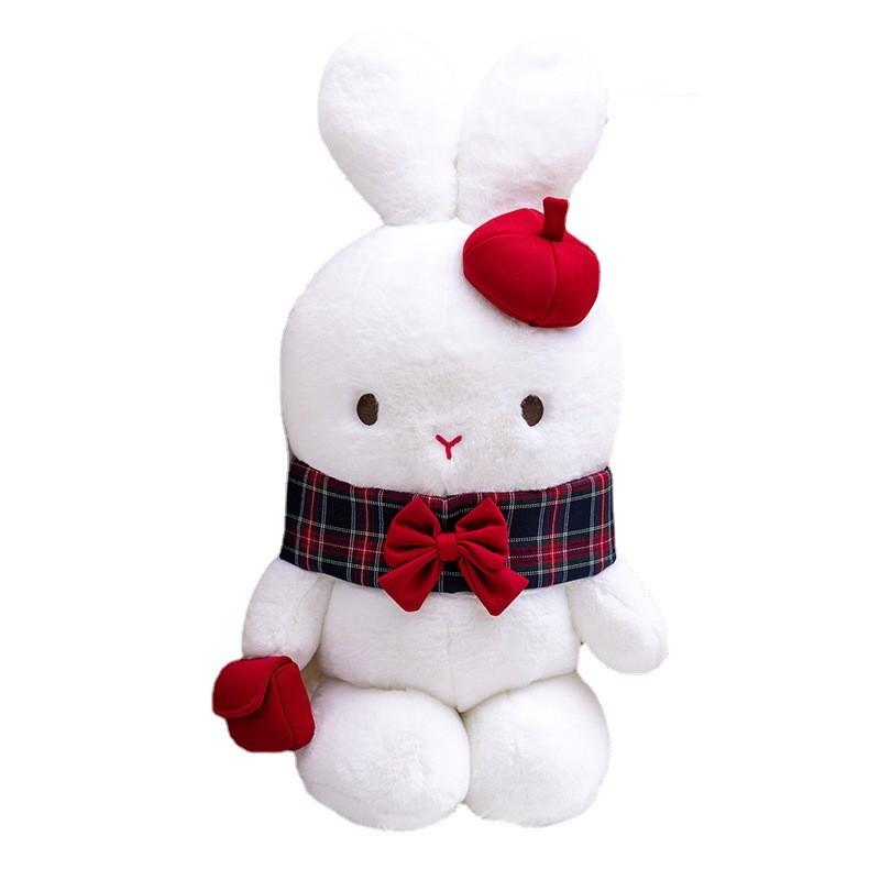 Plush Rabbit Charming Cushion Toy With Short Plush Material Ideal For Gifts Collectibles And
