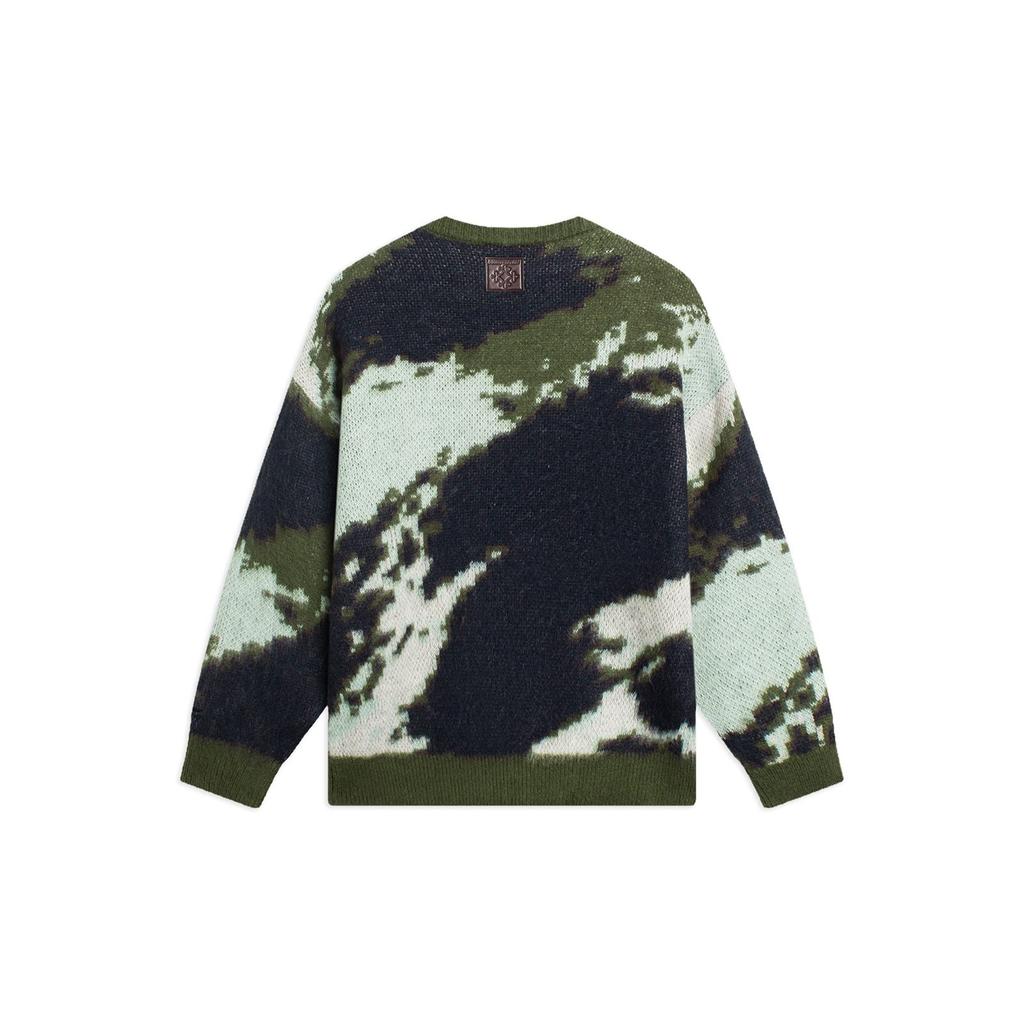 Li Ning CF Tracing Sweater Unisex Sea Pine Jacquard AMBS189-6