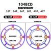Aluminum Alloys Single Speed Chainring Guard for Bicycles Crankset Protections Crank Protector Bicycles Chainring Cover