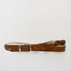 Layered Weaving Leather Belt ( Brown )