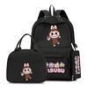 3Pcs/sst Cute Printed Backpackstudent Teenage Children Girl Boy Schoolbag Bookbag Men Women Large Capacity Waterproof Laptop Bag Mochila