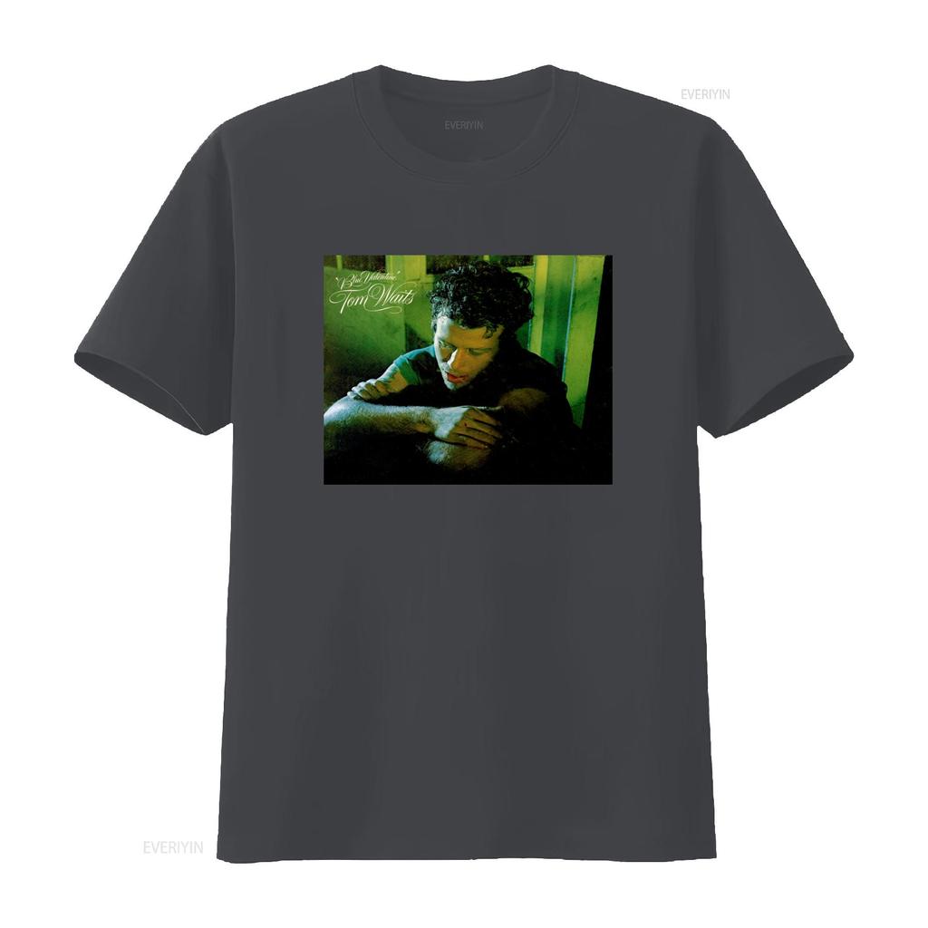 TOM WAITS Blue Valentine Vinyl CD Cover T Shirt Available in Small Medium Large XL Sizes vintage Washed Versatile Unisex