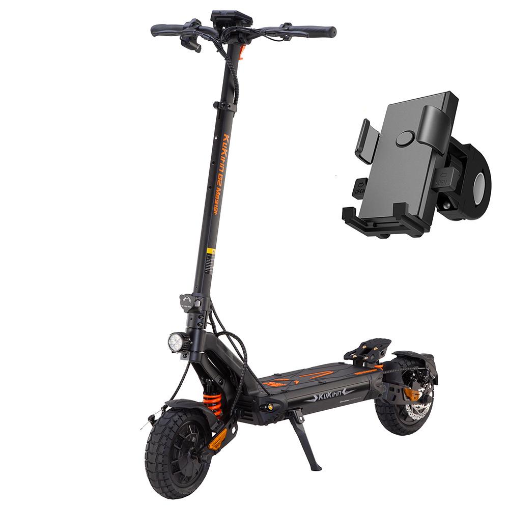 Electric Scooter Adult Kukirin G2 Master 1000Wx2 Dual Motor Electric Scooter Foldable Top Speed 60Km/h 52V 20.8AH Range 70Km Load 120Kg Black