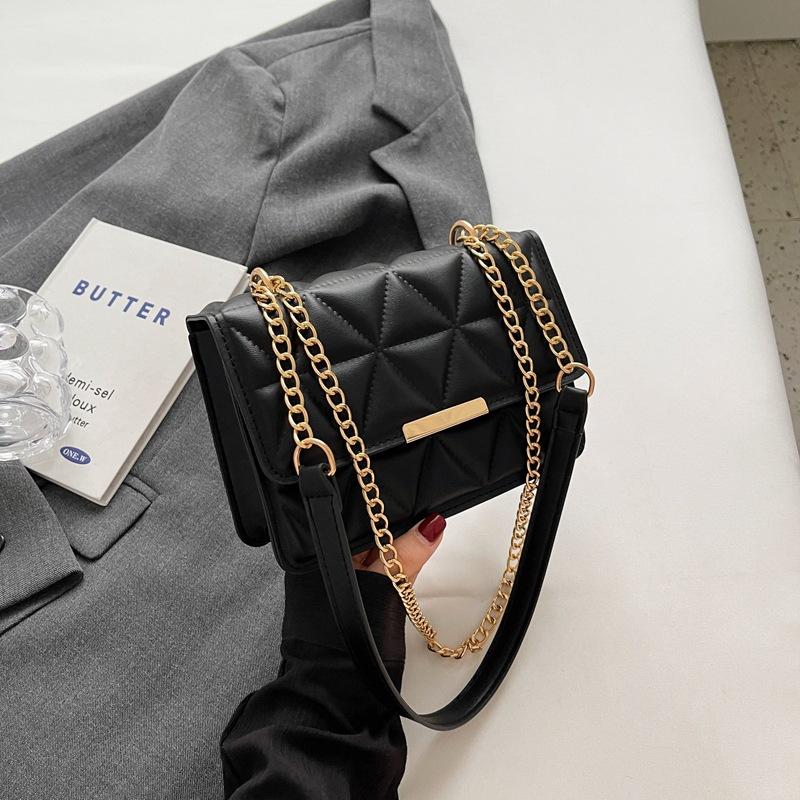 Fashion simple handbag 2025 autumn new casual foreign shoulder bag simple fashion small messenger bag tide