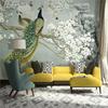 3d Peacock Wallpaper Magnolia Flowers Wall Mural Living Room Study Background Wall Paper Home Decor