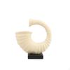 Resin Curved Sculpture Decor Abstract Matte for Interior Designers, Art Collectors,