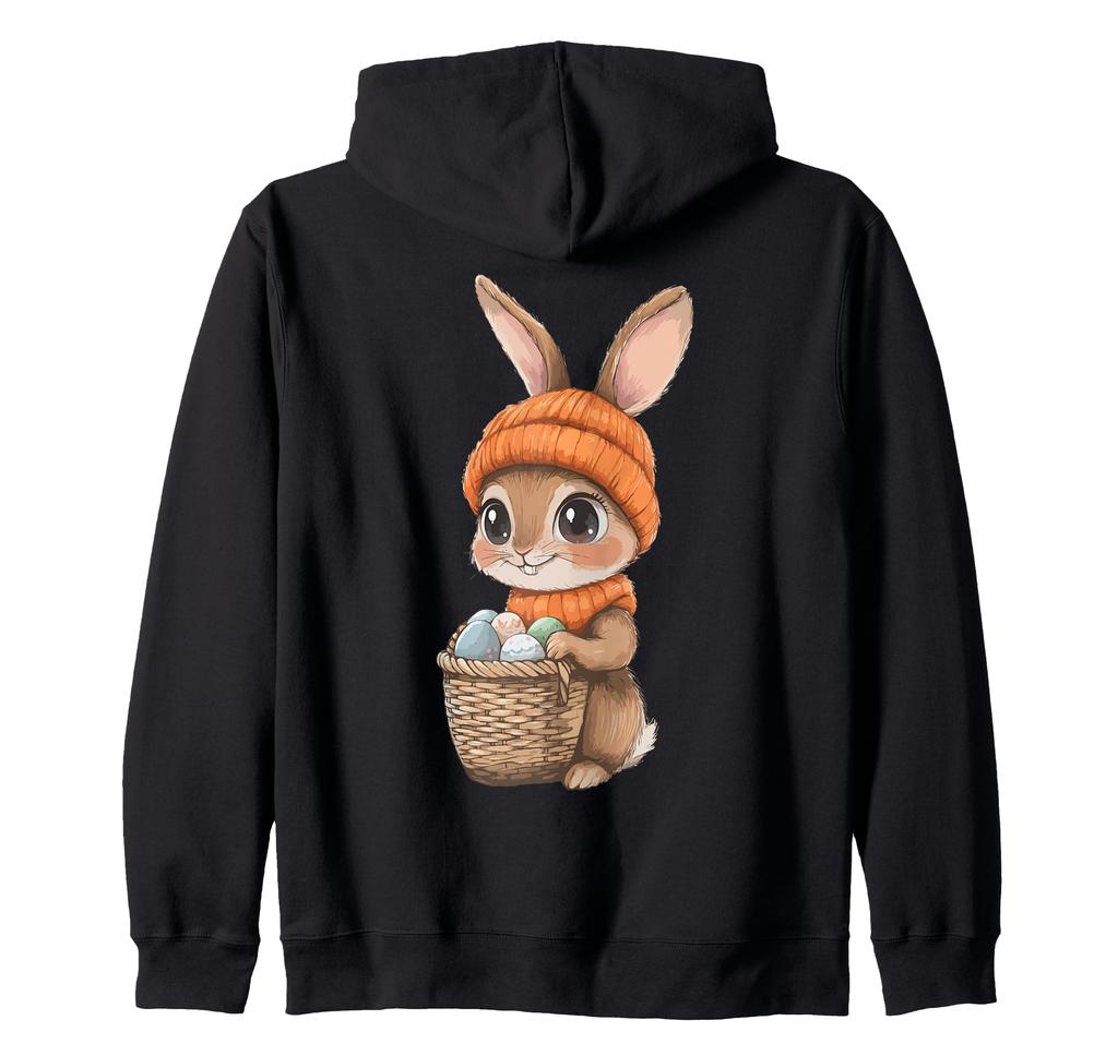Easter Rabbit Costume Kids Girls Boys Decoration Easter Bunny Zip Hoodie