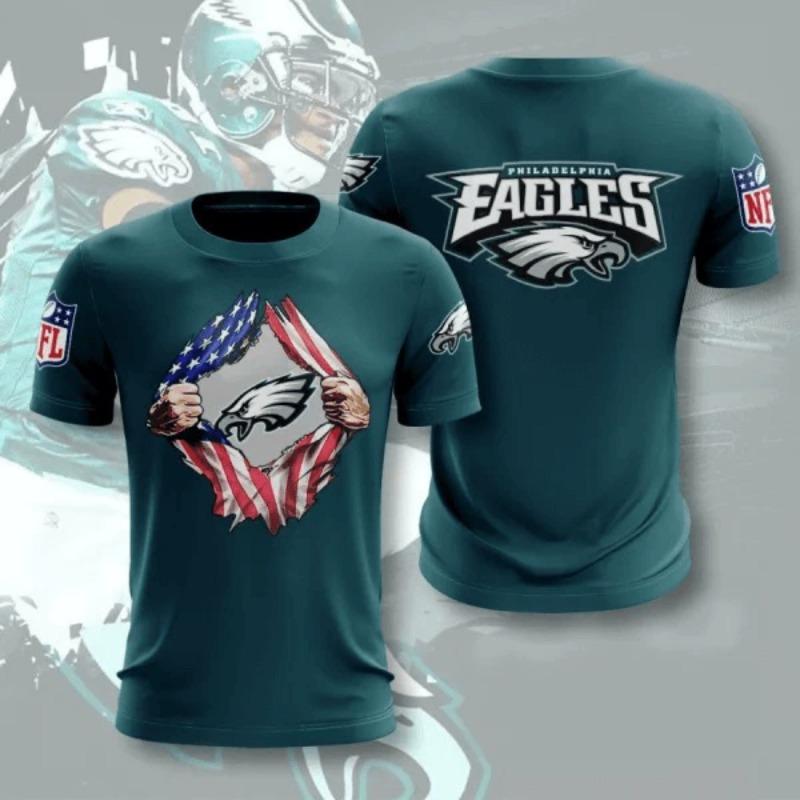 Maglietta da Calcio Uomo Stampa 3D Bandiera Americana Grafica Crepata Manica Corta Magliette Tifoso Squadra NFL Top Sportivi Casual Estivi Girocollo Camicie per Uso Quotidiano