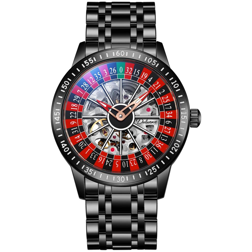 Men's Watch Fully Automatic Waterproof Trendy Personalized Mechanical Watch